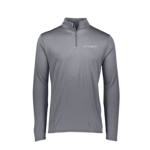 [FTLQFLGY-FAXS-LOGO2] Decker Women's Flex-Lite 1/4 Zip Shirt (Female Adult XS, Gray, Logo 2)